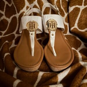 Tommy Hilfiger Vani Cork Wedge Sandals